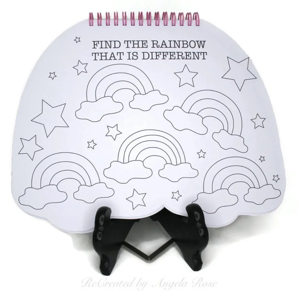 Rainbow Sketch Activity Book